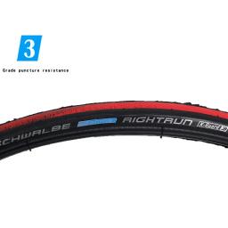 Schwalbe pneu inflável para cadeira de rodas RIGHTRUN esportes 24 polegadas acessórios de bicicleta 24x1 25-540 à prova de facadas 24X1.0 pneu de bicicleta - Image 6