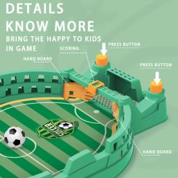 Mini tabuleiro de jogo de futebol de mesa pai-filho jogo brinquedo para família jogos interativos esportes intelectual catapulta brinquedos para festa - Image 5