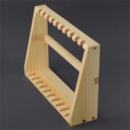 Suporte katanas, suporte samurais, rack exibição, suporte exposição dez buracos, - Image 2