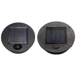 Parte superior substituição luzes solares com lâmpadas LED Peças luzes tampa lanterna painel solar - Image 1