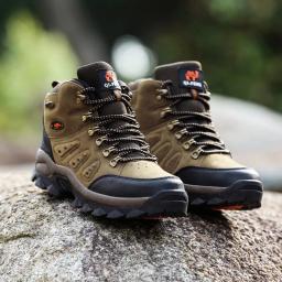 Botas impermeáveis ao ar livre para homens e mulheres, sapatos de inverno, caminhada, escalada, botas de montanha, tênis de caça - Image 6