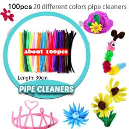 Artesanato Arte Suprimentos Kit para Crianças, Limpadores de tubos, Pompons, Espuma Adesivos, Pena Sentiu Pano, Botão De Pano, DIY Artesanato Criativo, Brinquedos Presentes, 1000Pcs - Image 4