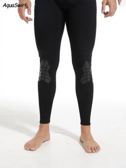 Roupas masculinas de mergulho com snorkel, manga comprida, traje de mergulho livre, jaqueta e calça preta, roupa de banho de neoprene aquecida, 1,5mm - Image 3