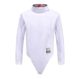 Roupas de esgrima crianças escrime jaqueta underplastron axilas plastron calças meninos meninas crianças equipamentos de esgrima 3 pçs conjunto uniforme - Image 5