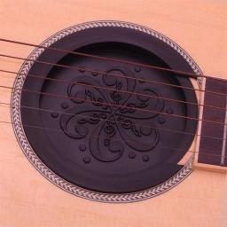 Silicone Soundhole Cover para guitarra acústica, Sound Buffer Plug, Sound Hole Muter, acessório de guitarra - Image 6
