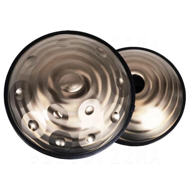 Aço Tongue Drum de 22 Polegadas com 12 Notas para Meditação e Yoga - Instrumento Musical para Iniciantes em 432Hz