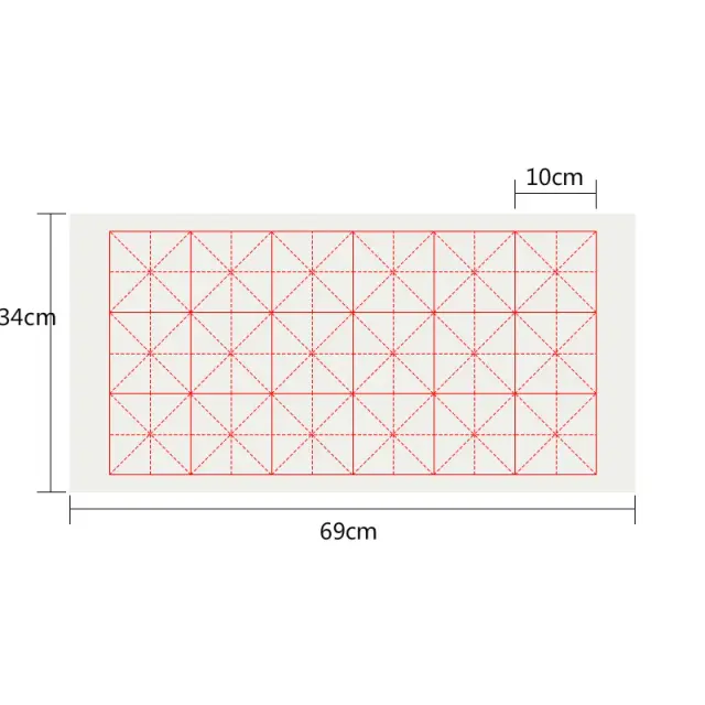 Guia Completo do Papel Xuan Chinês para Iniciantes: 100 Folhas de Papel de Arroz com Grades e Arroz Carta Di Riso