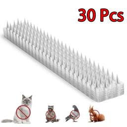 Transparente Plastic Repeller Spikes, gato repelente, Anti pombo, anti-pássaro, controle de esquilo, cercas de jardim, 10 pcs, 20 pcs, 24pcs - Image 1