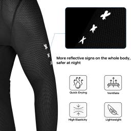 X-TIGER camisa de ciclismo masculina outono três bolsos reflexivo jaqueta ciclismo esporte mountain bike camisa ciclismo manga longa - Image 2
