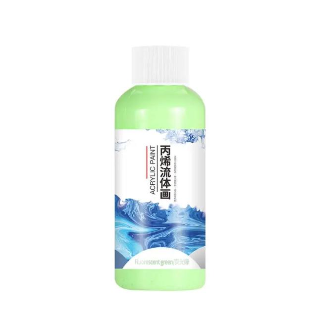 Pigmento Fluido Acrílico para Artesanato - Tinta Criativa Liquid DIY em 24 Cores, 60ml por Garrafa