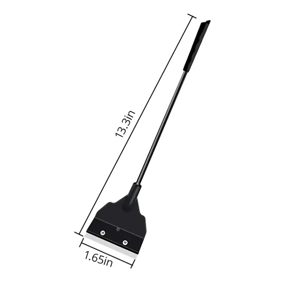 Aquário Algas Raspador Cleaner Long Handle Destacável Tanque Navalha Lâmina Vidro Cleaner Ferramenta Aquário Cleaner Brush - Image 1