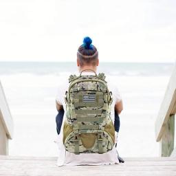 Homens mochilas táticas ao ar livre 35l grande capacidade homem 3 dias molle hking sacos para trekking ao ar livre acampamento mochila saco de viagem - Image 6