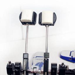 Profissional Double Drum Pedal Pad, instrumentos de percussão, Drum Prática, bateria contrabaixo, liga de alumínio, acessórios - Image 3