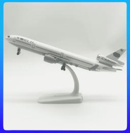 Simulação Múltipla de Modelo de Aeronave, Avião De Liga De Metal, Decoração De Escala De Avião, Presentes De Ornamentos Para Crianças, MD-11, 20cm - Image 3