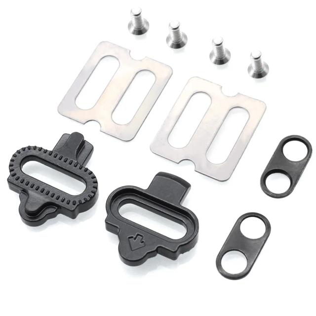 Kit Completo de Acessórios para Mountain Bike: Presilhas, Clipes e Porcas para Pedais SPD de Travamento Automático