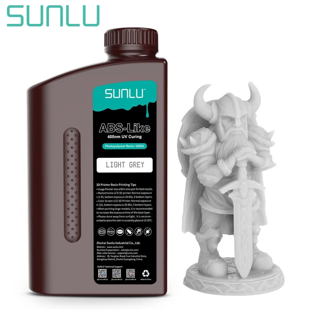 Sunlu-ABS-LIKE Low Profile Superfície Lisa Resina UV Cura, fácil de Moldar, Fotopolímero de alta precisão, SLA, DLP, Impressora LCD, 405nm, 1000G - Image 1
