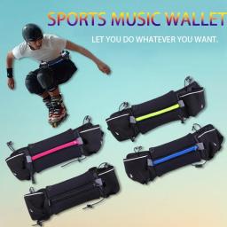 Bolsa de cinto de hidratação para homens e mulheres, cintura, corrida, corrida, garrafa de água, fitness, ginásio, esporte, carteira, leve, ao ar livre, carteira - Image 4