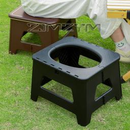 Banheiro dobrável portátil para senhoras, fezes de acampamento ao ar livre, banheiro móvel de emergência, viagem, carro, adulto, senhoras - Image 5