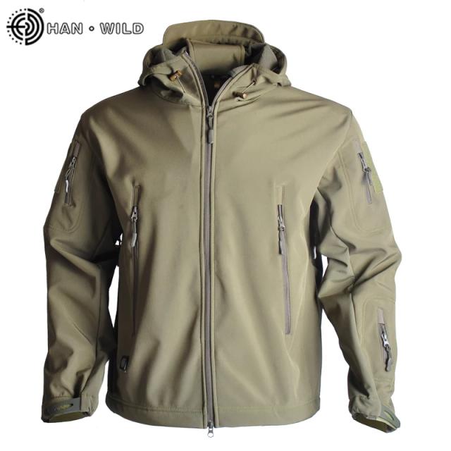 Uniforme Tático de Airsoft para Homens: Jaqueta de Lã, Calças Camo e Soft Windbreaker para Camping