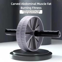 Rolos abdominais para exercícios de núcleo e equipamento de exercício abdominal para treinamento de força, rodas de exercício antiderrapantes para academia em casa - Image 1