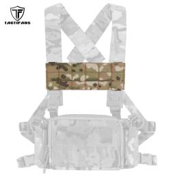 Plataforma de peito molle placa de expansão final tático dispositivo do usuário transportadora arnês de equipamento de peito d3crm d3crx caça colete acessórios - Image 1