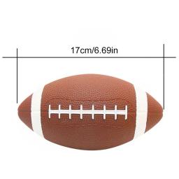 Bola de rugby antiderrapante com inflador, futebol americano, futebol pequeno, brinquedos infantis, adolescentes, crianças, estudantes - Image 6