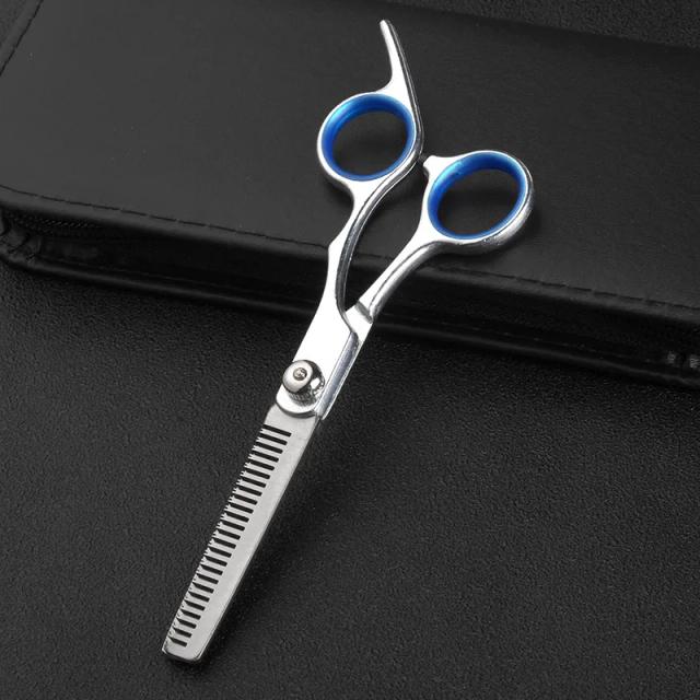 Tesouras de Aço Inoxidável para Remoção de Pelos de Animais, Corte de Pés, Orelhas e Olhos - 6" para Grooming de Cães
