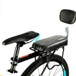 Almofada do assento traseiro de bicicleta com apoio para os pés, Esponja De Enchimento, Almofada do assento traseiro, Crianças, Portador de Segurança Infantil - Image 5