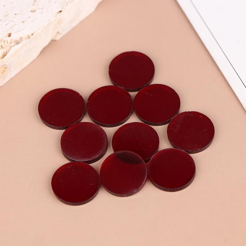 10 pçs 1.5cm almofadas de ponta clara diâmetro 15mm jogar cue quebrar salto cue carom piscina cue snooker & bilhar acessórios - Image 1