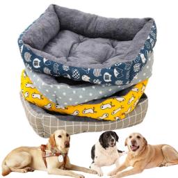 Confortável Pet Nest Bed, Camas Cat, Engrossar Pet Mats, Cama para cães pequenos e médios e grandes, Sofá-cama, Canil Dormir Camas, Manter Quente - Image 3