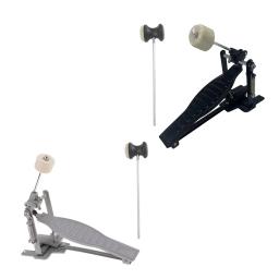 Pedal de pontapé de corrente única, peças de reposição de liga de alumínio, pedal de bombardeiro de mola única para kit de tambor de jazz, kit de tambor acústico - Image 4