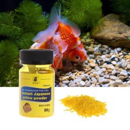 Aquário tanque peixes 50g pó amarelo instantâneo para peixes ornamentais tratar bacteriano dropshipping - Image 3