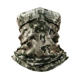 Proteção uv gelo seda rosto capa pescoço tubo esportes ao ar livre bandana cachecol respirável caminhadas cachecol pescoço gaiter bandana - Image 4
