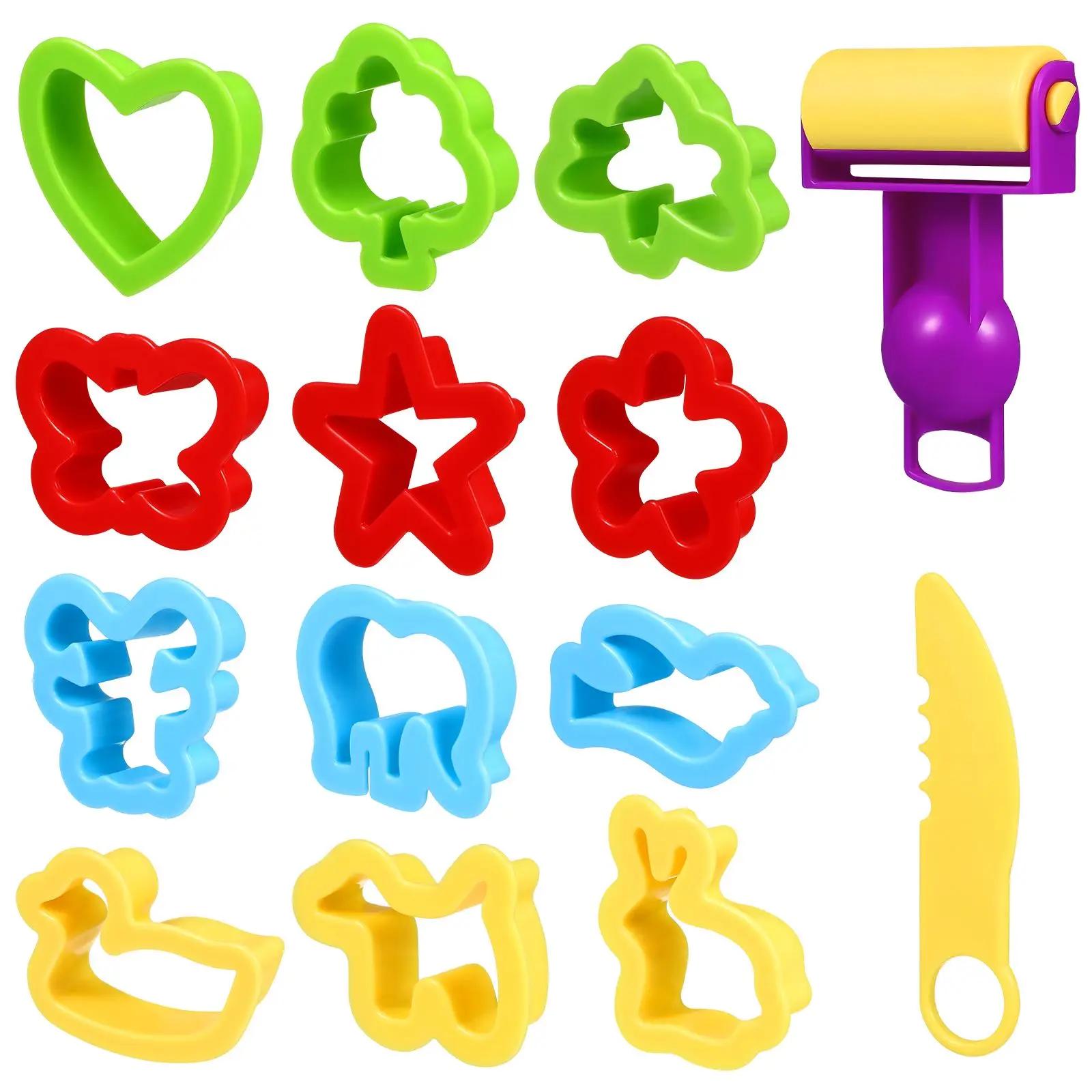 1 conjunto de ferramentas de modelagem de argila ferramenta de massa de argila diy rolos de massa molde brinquedo pré-escolar jogar argila para criança criança brinquedo de argila acessório - Image 1