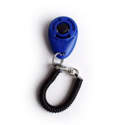 Clicker plástico para Pet Training, Click e Aid Ferramentas para Cães, Correia de Pulso Ajustável, Chaveiro de Som, Cat Supplies, Novo - Image 3