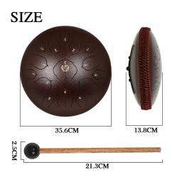14 polegadas 15-tom chave de d aço língua tambor zen práticas equipamento exercício espírito meditação instrumento de percussão com peças - Image 5