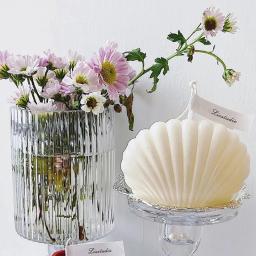 Shell Vela Ornamentos Multi-purpose Handmade Vela Perfumada Fotos Props Casamento Festa Jantar Decoração Aromaterapia Velas - Image 2