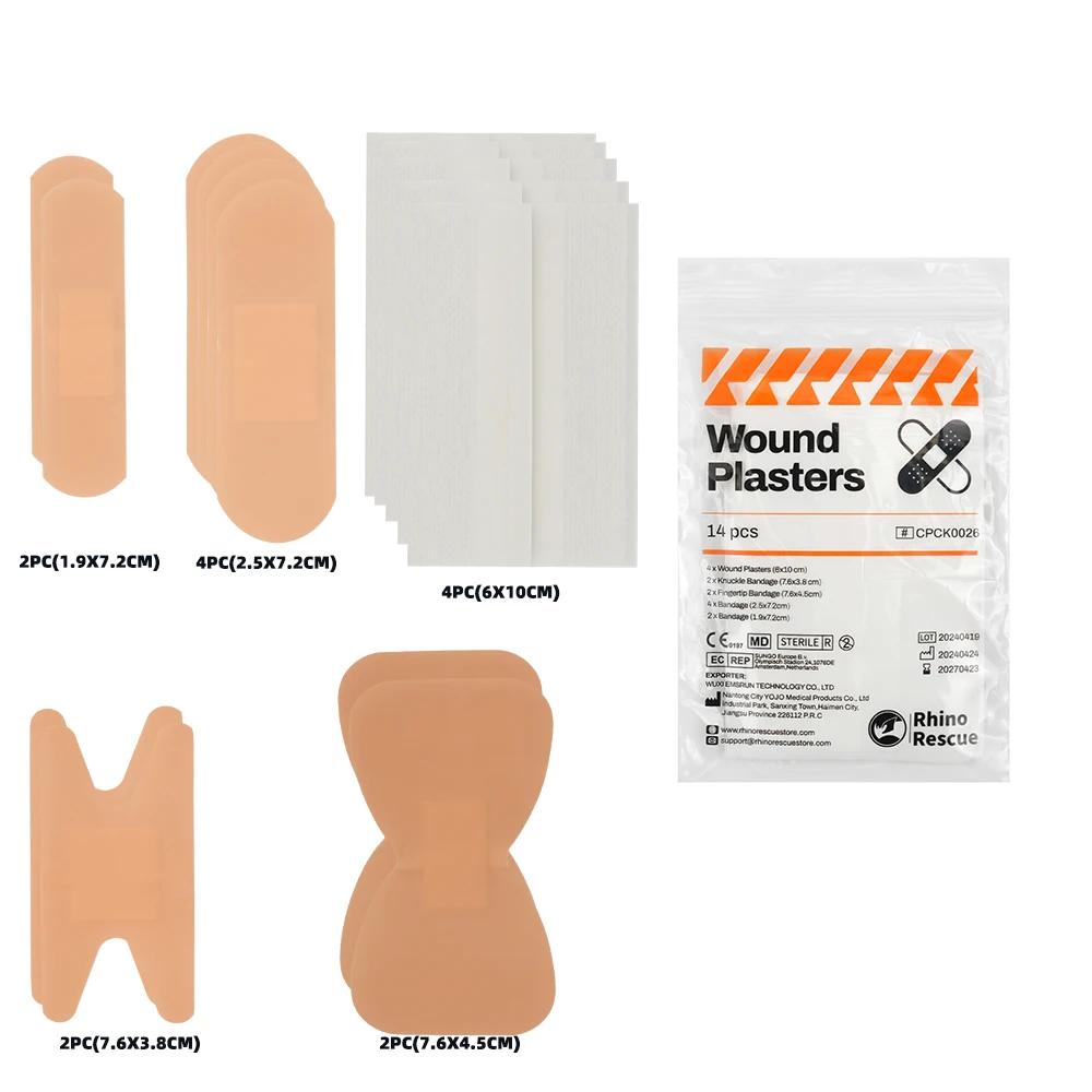 Kit de primeiros socorros para acampamento, resgate de rinoceronte, bolsa à prova d'água, equipamento de sobrevivência, mini caixa de kit de emergência para viagem, caminhadas, acampamento, itens essenciais - Image 1