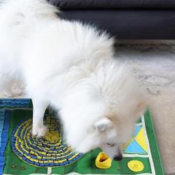 Futebol temático Snuffle Mats para cães, Pet Feeding Mat, Brinquedos interativos Dog Puzzle, Atividade de treinamento de cheiro - Image 5