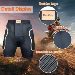 Benken-EVA Calções de Esqui Acolchoados Resistentes a Queda, Equipamento de Proteção contra Impactos, Desporto ao Ar Livre, Skate e Esqui - Image 4