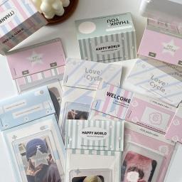 Ins simples cartão cabeça embalagem material, papel arte suprimentos, DIY decoração do presente, Idol cartões, 10pcs - Image 6