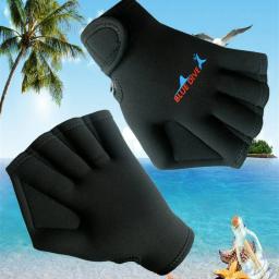 Luvas De Natação Aquática, Pás Aptas Para Mergulho, Luvas De Mergulho, Luvas De Resistência À Água - Image 5