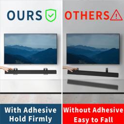 Suporte universal de som para alto-falante, banda longa Soundback, suporte de parede para Home Theater, Samsung, Sony, Lg, 1 par, 2pcs - Image 4