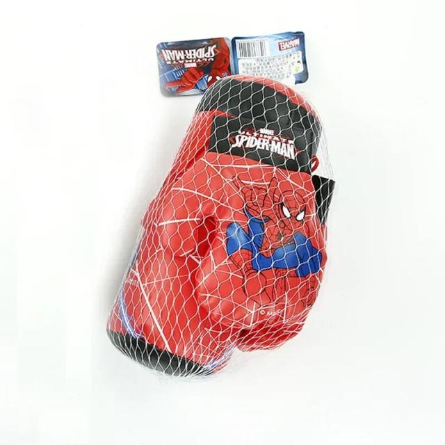 Conjunto de Boxe Infantil Homem Aranha Luva + Saco Brinquedo Esportivo 37cm