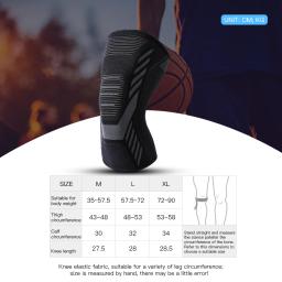 Joelheiras Suporte Para Esportes, menisco Joelheiras Proteção Patela, Brace Basquete, Manga De Segurança Fitness, 1 Pc - Image 6