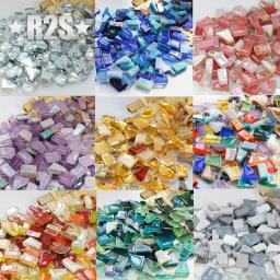 Mosaico de vidro transparente, Multi Color, DIY Mosaic Piece, fazendo pedras para artesanato, Hobby Arts, decoração da parede Home, Arte, 100g - Image 3