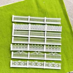 Miniatura Quintal Trilhos Cerca Do Jardim, DIY Dioramas Jardim, Ho Trem Ferroviário, Material De Layout De Cena, Modelo Em Escala 1:100-200 - Image 6