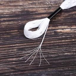 Linha Bordada Ponto Cruz, Artesanato Caseiro DIY, Acessórios De Costura, 12 Branco e 12 Fio Bordado Preto - Image 6