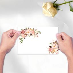Cartões de Lugar Floral para Casamento, Cartões de configuração para mesa imprimíveis, Festa do chuveiro nupcial, 10pcs por pacote - Image 4