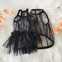 Vestido de princesa para animais, vestidos para cães, colete de pelúcia, saia de gato, roupas chihuahua verão - Image 6